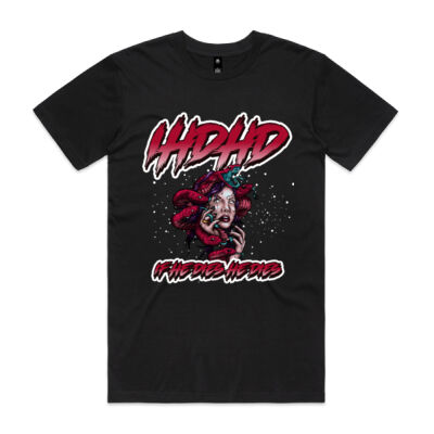 IHDHD Black Graphic Tee Mens Thumbnail